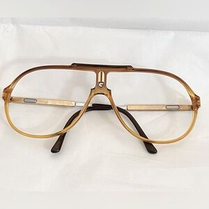 A pair of vintage Carrera eyeglass cream, great shape